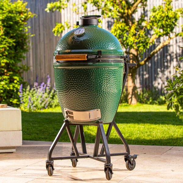 Big Green Egg Large + Geintegreerd onderstel met Nest Handler + Hoes