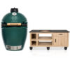 Big Green Egg Large + Fraaii Tafel Eikenhout Classic II