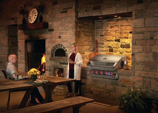Napoleon 700-Series 38 inch RVS inbouw (incl. draaispit)