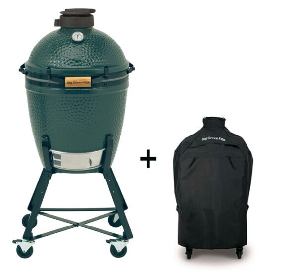 Big Green Egg Medium + Onderstel + Hoes