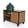 Big Green Egg Large + Fraaii Tafel Staal Fraké Storage