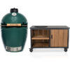 Big Green Egg Large + Fraaii Tafel Staal Fraké Storage