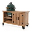 Big Green Egg Medium + Fraaii Tafel Meranti Storage