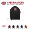 Afdekhoes Char-Griller Akorn® Junior 14 Inch Kamado Houtskool BBQ