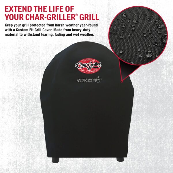 Afdekhoes Char-Griller Akorn® Junior 14 Inch Kamado Houtskool BBQ