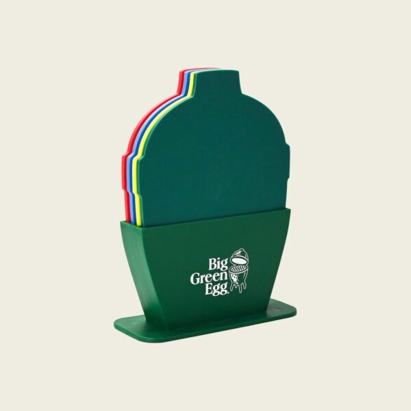 Big Green Egg cutting boards with holder (4 pieces)