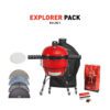 Kamado Joe Big Joe 2 met onderstel en zijplankjes + Explorer Pack
