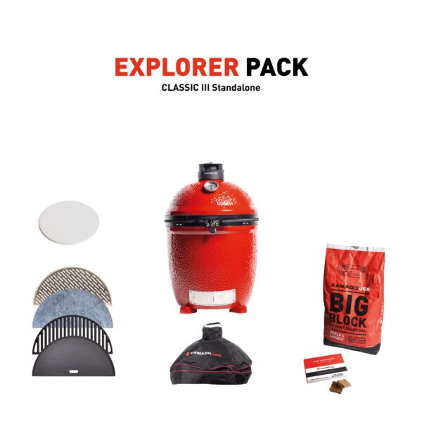 Kamado Joe Classic 3 Stand Alone + Explorer Pack