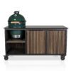 Big Green Egg Large + Fraaii Tafel Bamboo Graphite Rhombus Inferno