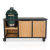 Big Green Egg Large + Fraaii Tafel Bamboo Natural Rhombus Inferno