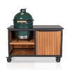 Big Green Egg Large + Fraaii Tafel Bamboo Teak Oil Rhombus Storage