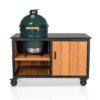 Big Green Egg Large + Fraaii Tafel Bamboo Teak Oil Storage