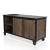 Fraaii Tafel Bamboo Graphite Rhombus Inferno