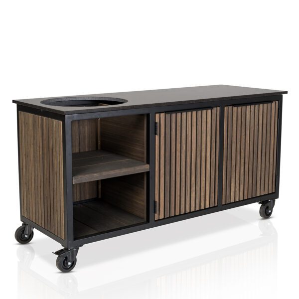 Fraaii Tafel Bamboo Graphite Rhombus Inferno