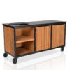 Fraaii Table Bamboo Teak Oil Rhombus Inferno