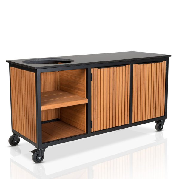 Fraaii Table Bamboo Teak Oil Rhombus Inferno