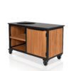 Fraaii Tafel Bamboo Teak Oil Rhombus Storage
