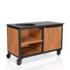 Fraaii Tafel Bamboo Teak Oil Rhombus Storage