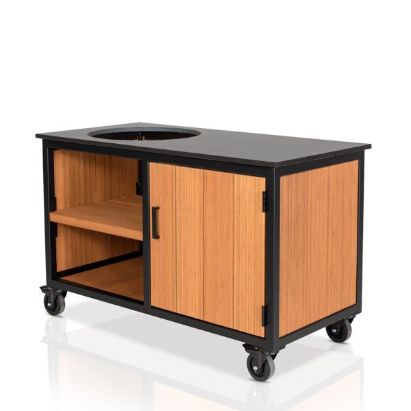 Fraaii Tafel Bamboo Teak Oil Storage