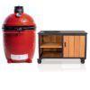 Kamado Joe Classic 2 + Fraaii Table Bamboo Teak Oil Storage