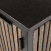 Fraaii Tafel Bamboo Graphite Rhombus Inferno