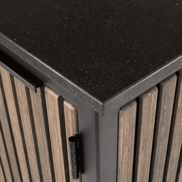 Fraaii Tafel Bamboo Graphite Rhombus Inferno