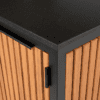 Fraaii Tafel Bamboo Teak Oil Rhombus Storage