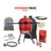 Kamado Joe Big Joe 1 met onderstel en zijplankjes + Voyager Pack