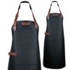 Xapron leather apron Dallas Black