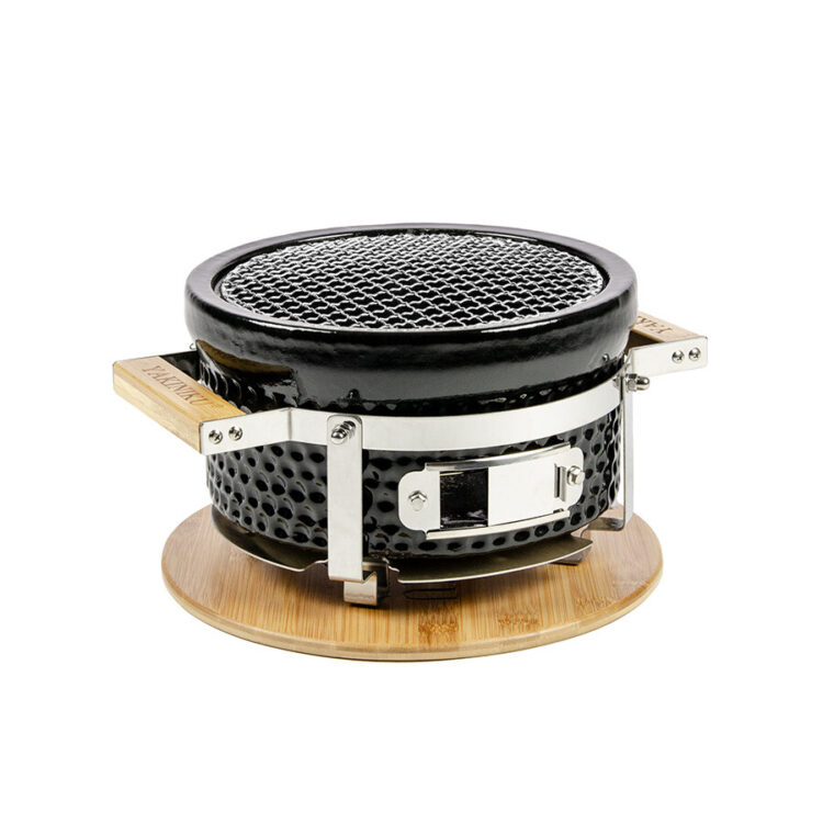 Copertura Protettiva Per Barbecue Yakiniku Kamado L – Impermeabile, Antipolvere, Adatta Per Griglie Da 19'' (Ø90x100 Cm, Nero)