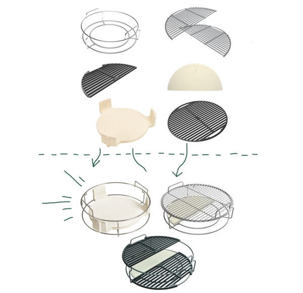 Big Green Egg Essentials Pack Medium (assemble your own)