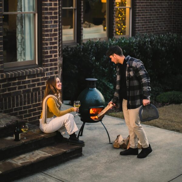 Big Green Egg Chiminea - Limited Edition | uit voorraad leverbaar