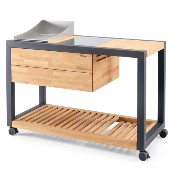 Indu+ Arvid trolley - zwart (zelf configureren)