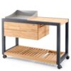 Indu+ Arvid trolley met Teppanyaki 58 - zwart