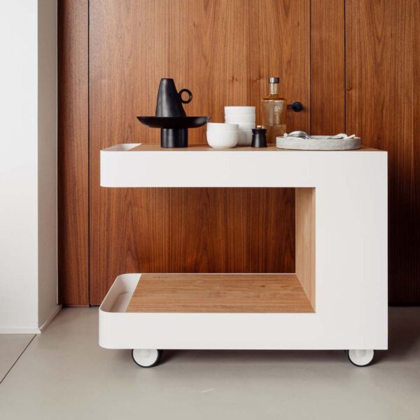 Indu+ Onyx trolley - wit