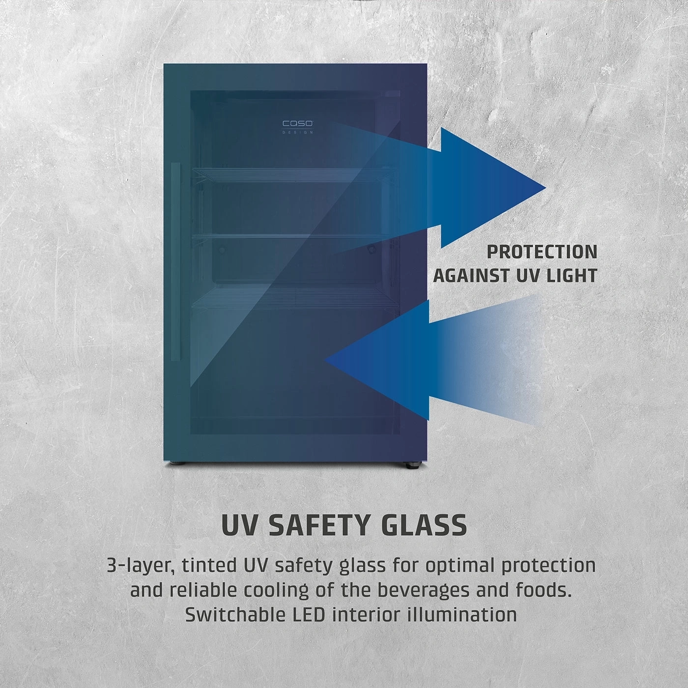 Caso BBQ Cooler S - zwarte koelkast